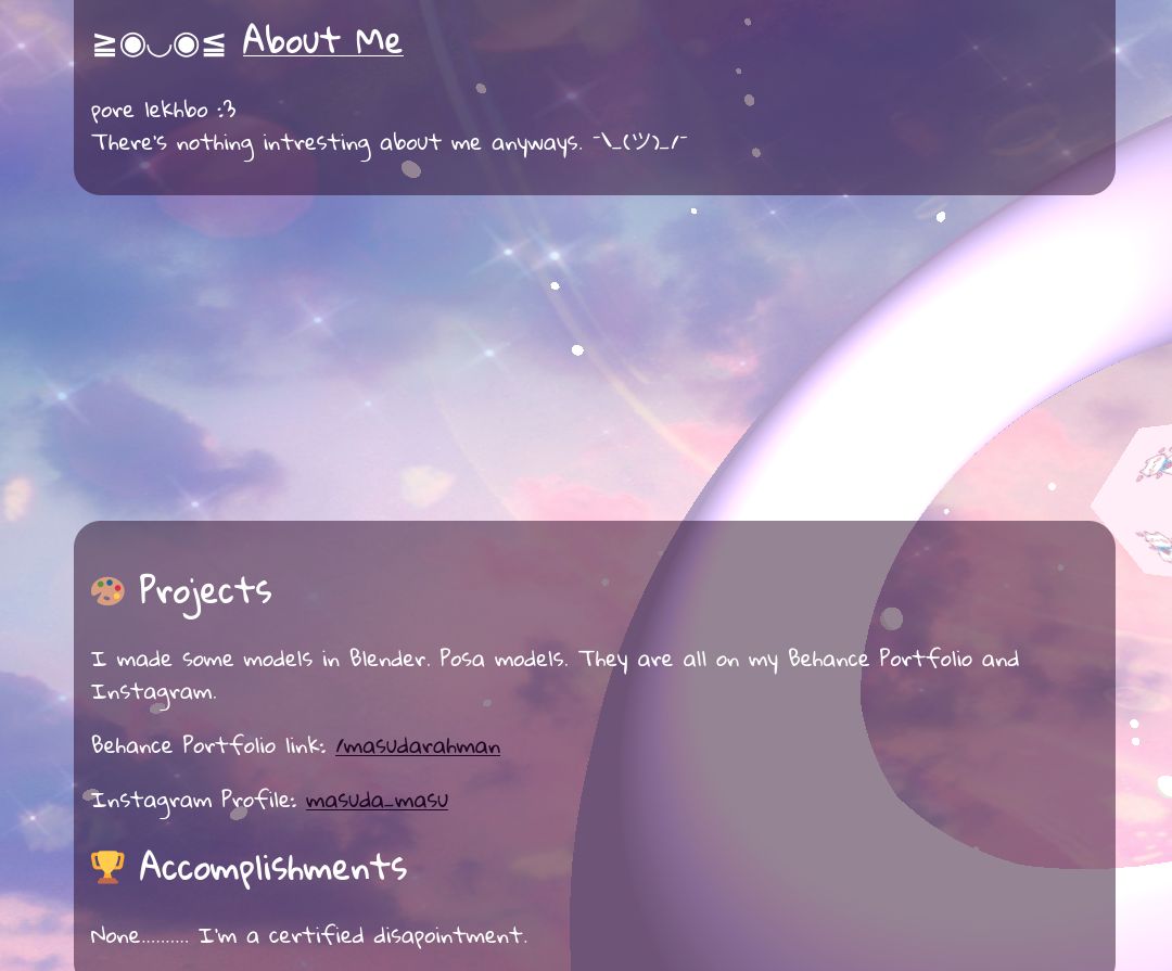 Website using Three.js